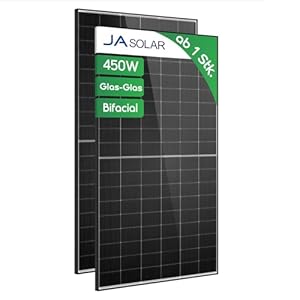 JA Solar 450W Bifacial Glas-Glas Modul JAM54D40 LB