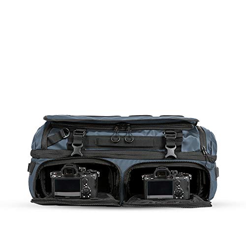 HEXAD Access 45L Duffel Bag - Travel Duffel Bag with Multiple Compartments for Organization (Aegean Blue)