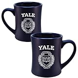 RFSJ Yale Bulldogs Ceramic 16oz Sculpted Mug – Official Team Logo Coffee Cup – Handwash Recommended – Individually Boxed