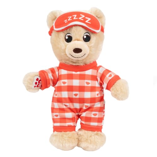 Casdon Build-A-Bear Workshop Mini Red Onesie Outfit | Clothing for 9 Inch (22.9 cm) Mini Build-A-Bear | Includes 1 Outfit | Ages 3+