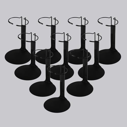 UCanaan 10 soportes para muñecas, soportes para figuras de acción con alambre de cintura expandible para muñecas de 8 a 14 pulgadas, soportes para muñecas de 8 a 12 pulgadas, adecuados para accesorios