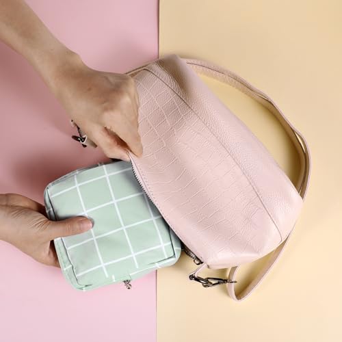 3PCS Period Bags for Teen Girls for School, Portable Reusable Menstrual Pad Tampon Bag Pouch for Teen Pads/Sanitary Napkins/Small Tampons, Feminine Sanitary Napkin Storage Bag First Period Gifts