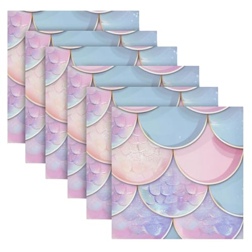 Servilletas de tela multicolor 20x20 in pack de 6 miniatura 2