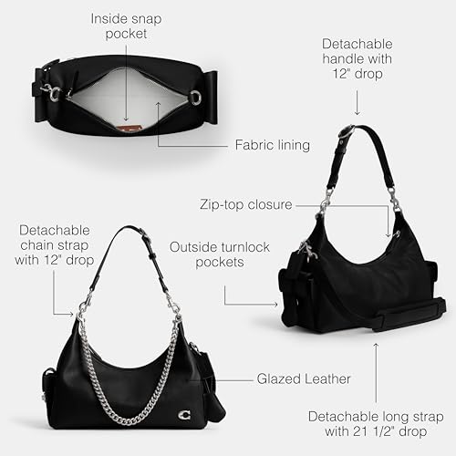 Coach Pocket Juliet Bag 30, LH/Black3