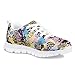 Hawapod Animal Leopard Girls White Tennis Shoes Sport Gym Sneakers Flat Anti Slip Breathable Kids Fashion Cute Lace Up Shoes Fashion Walking Flat Shoe