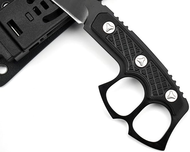 Miniatura 7 de FOTN Cuchillo táctico en forma de garra, hoja recta de supervivencia de caza al aire libre de 7.08 pulgadas, hoja de acero inoxidable, adecuado para