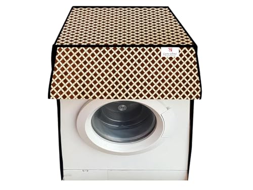 Image of Front Load Fully Automatic Washing Machine Cover for 8.5kg to 10kg | Waterproof & Dustproof Polyester Cover with Zip Closure | Suitable with Samsung, IFB, LG, Bosch & More (67 x 67 x 87 cm)