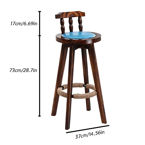 Chaise d'île de restaurant confortable tabouret de bar pivotant C - 3