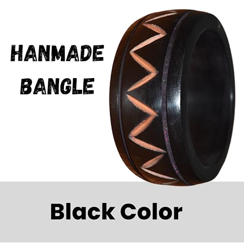 Image of Handmade Natural Wooden BangleHandmade Bracelet Vintage Simple Round Natural Wooden Bracelet Bangle for Women Jewelry.