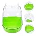 Housoutil Bird Bath for Small Birds Cage Cover for Canaries and Parrots Easy to Install for Indoor Use for Budgies and Finches