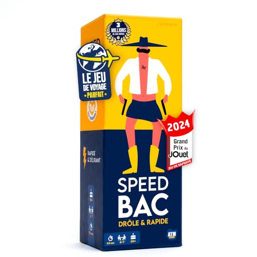ATM Gaming Speedbac - Jeu de société Famille et Amis -...
