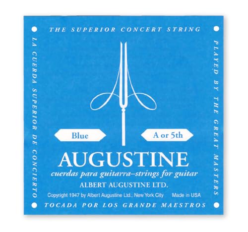 Augustine Cuerdas para Guitarra Clásica, Azul, La5, Tensión Alto
