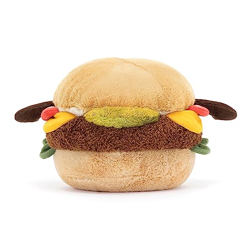 Jellycat Amuseables Burger Stuffed Toy, 4.5 inches - Food Plush - Fun Gift Idea - Image 4