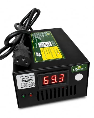 Image of Lithium Battery Charger 48 Volt to 84 Volt 6 amper with Digital dispaly auto cutpff for E-scooty E-rikshwa (60 Volt 69 Volt Cutoff 6 amper)