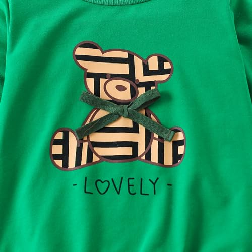 Image of Tween Girl's Letter Print Top + Jogger Pants 2 Piece Casual Outfit Set Kids Fall Clothing, Sizes 6-14 Years