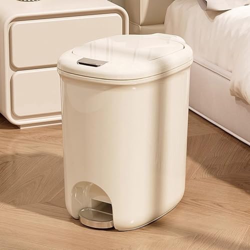 Caneca de basura rectangular con pedal 8/10L miniatura 7