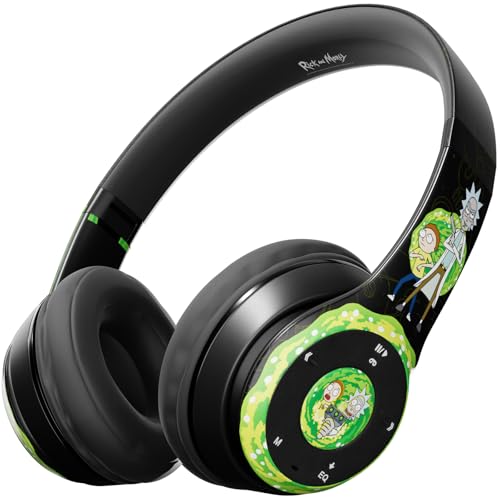 iJoy Rick & Morty Portal Bluetooth Headphones with Mic