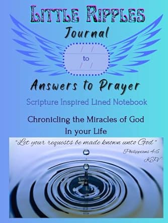 Amazon.com: LITTLE RIPPLES: Answers to Prayer Lined Journal Notebook ...