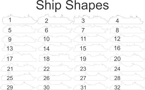 Imanes decorativos personalizados en forma de barco de crucero miniatura 3