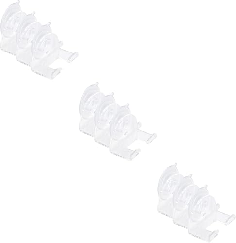 PRETYZOOM 9 Pcs Razor Holder Kitchen Robe Hook Hanging Plug Hooks Plastic Hooks for Hanging Towel Hooks Máquina De Afeitar para Hombre Bathrobe