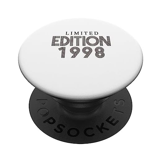 Edición limitada 1998 Cumpleaños 1998 Vintage 1998 PopSockets PopGrip Intercambiable