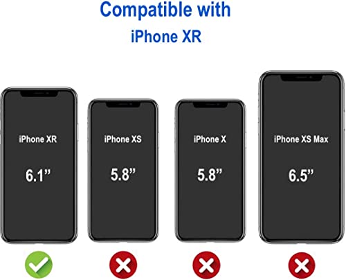 Image of NISHTECH for iPhone XR Premium Transparent Hybrid Soft Slim Dust Proof Back Case Cover Silicone with Camera Protection