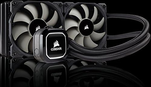 Corsair Hydro H100 x 240 mm Radiator Dual 120 mm PWM Fans Liquid CPU Cooler - Black