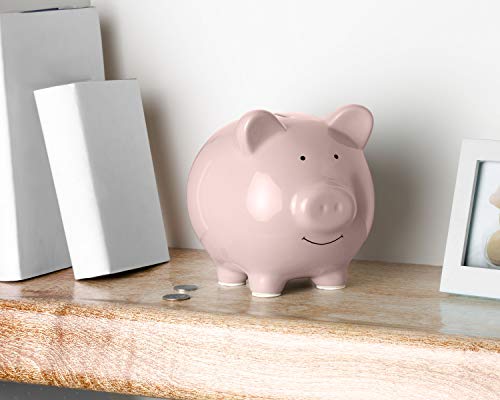 Light Pink Ceramic Piggy Bank - Image 5