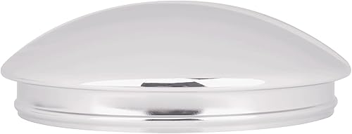 CHDT66 Tapas centrales de rueda vintage Baby Moon  8.25 pies de diámetro  acero cromado  Se adapta a ruedas Smoothie  Anillo interior de 7.50