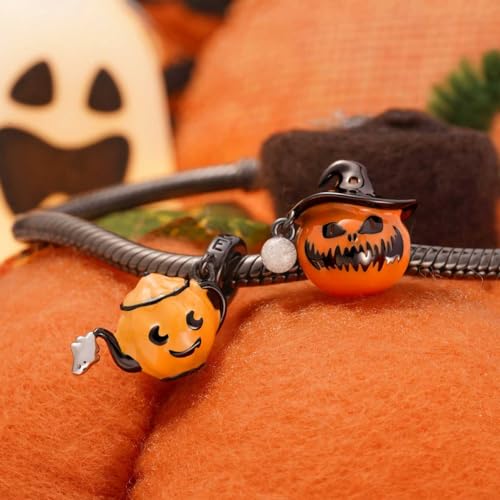 Image of GNOCE Halloween Charm Bracelet Fit Pandora Beads for Women Gift