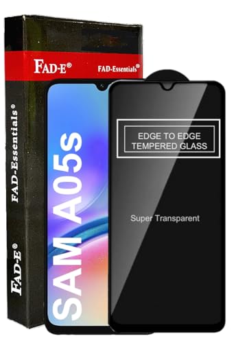 Image of FAD-E Tempered Glass Screen Protector Guard for Samsung Galaxy A05s (Transparent)