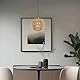 AKOLAFE 2 Stück Lampenschirm Hängelampe 16x16x6.5cm Lampenschirm Boho Rattan Papierlampenschirm Ersatzschirm Zubehör für Stehlampe, Tischlampe, Pendelleuchten, Hängelampenschirme