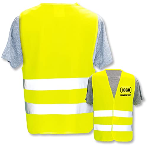 Scinzene Warnweste "Hallo I Bims" | Reflektierende Party Weste Für Festivals