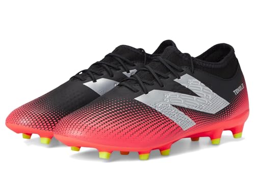 New Balance Unisex Tekela Magique FG V4+ Soccer Shoe, Black/Energy Red/Hi-Lite, 6.5 US Men