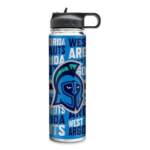 Rico Industries NCAA West Florida Argonauts Standard 22oz Stainless Steel Tumbler with Lid - Great For Coffee, Tea, Water or Cocktails