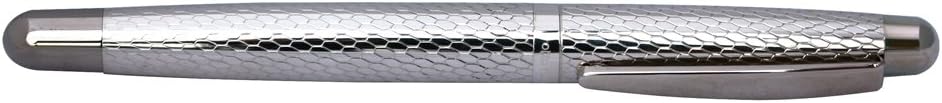 Design 02 Fountain Pen - Honeycomb Silver