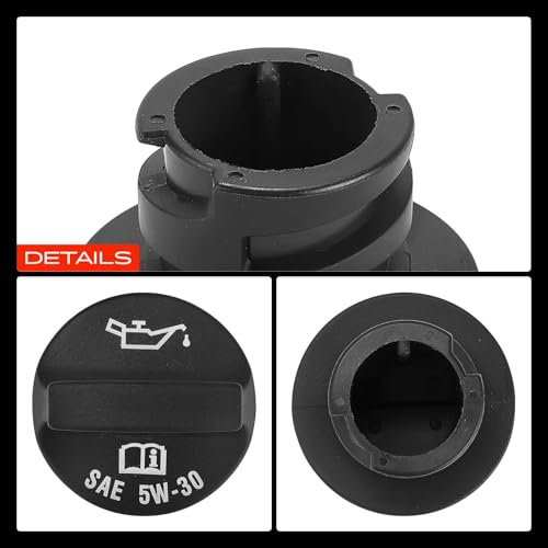 A-Premium Engine Oil Filler Cap Oil Cap Compatible with Chevrolet Silverado 2500 3500 HD 2020-2024, Equinox, Malibu, Cruze, Traverse, Impala, Blazer, Camaro, Trax & GMC Sierra 1500 & Buick & Cadillac by A-premium - Image 9
