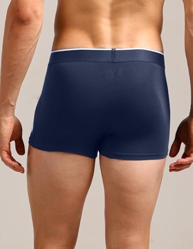Image of U.S. Polo ASSN. Mens ET004 Anti Microbial Cotton Stretch Essential Underwear Trunk -Pack of 2