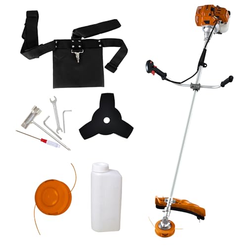 Roçadeira À Gasolina c/Lâmina e Carretel 1,7HP 2t 42.7CC SKIM4200 Intech Machine