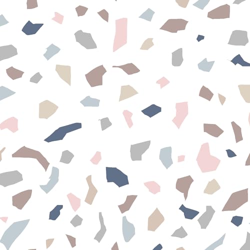 Lambs & Ivy 714006MS Signature Terrazzo Abstract Organic Cotton Fitted Crib Sheet thumb #3