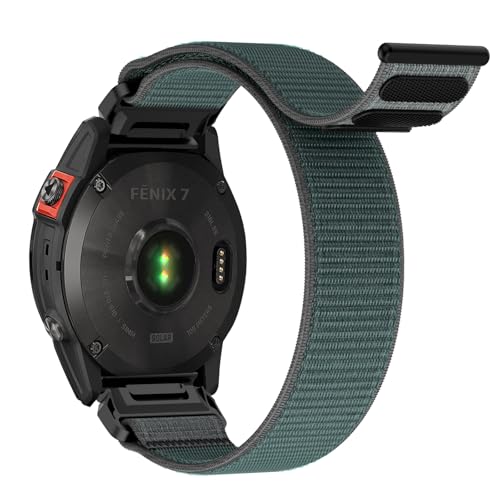 Correa para Garmin Fenix 7, Quick Fit 22mm Pulsera de Repuesto de Nylon para Garmin Fenix 7 Pro/Fenix 8 47mm/6/6 Pro/5/5 Plus/Forerunner 935/945/955/Epix Gen 2/Epix Pro Gen 2 47mm/Instinct/Instinct 2