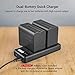 SmallRig Fast Charger Dual USB Charger with LCD Display for Sony NP-F970 NP-F930 NP-F950 NP-F960 NP-F550 NP-F530 NP-F330 NP-F570 Battery
