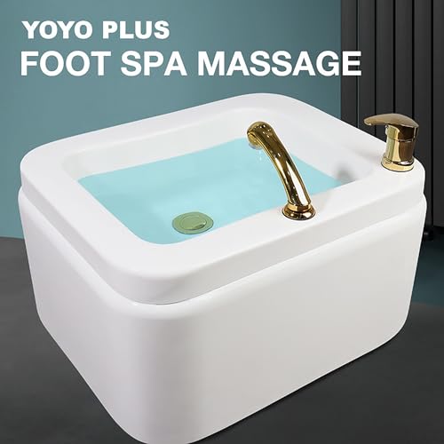 Spa de pies acrílico con calefacción y masajeador miniatura 4
