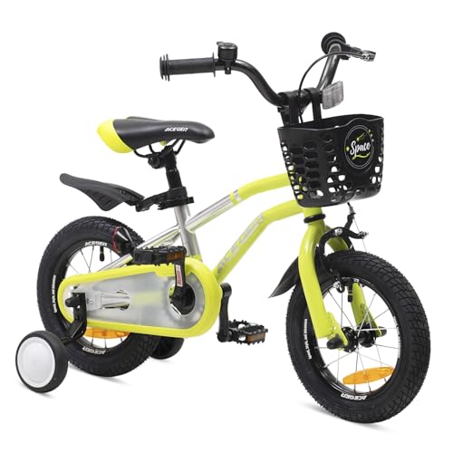 Image of ACEGER Kids Bike for Ages 2-12 Years Old Boys Girls and Toddler, 12 14 16 18 Inch Children Bicycle with Training Wheels, 20 Inch Bike with Kickstand, Multiple Colors.