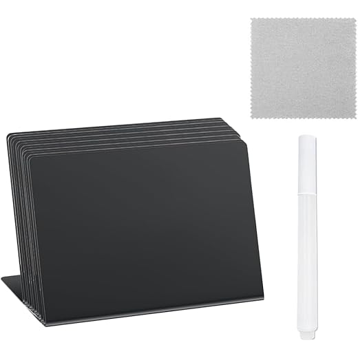 Climberty 12Pcs Reusable Price Display Stands 4 x 3