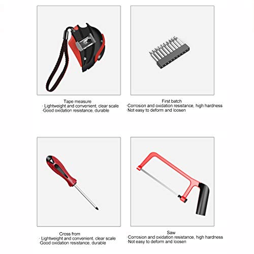 GJX Tool Kit 21 Pezzi casa Repair Tool Set for la