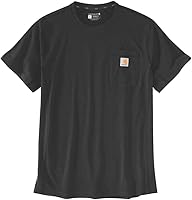 Vista 3 de Carhartt Men's Force Relaxed Fit Midweight Short-Sleeve Pocket T-Shirt