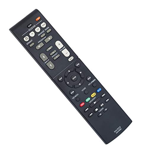 VINABTY RAV552 ZW44660 Replacement Remote Control Compatible with Yamaha AV Receiver RAV552 RX‑V283 RX‑V283BL ZP354801 RAV532 HTR-3072 HTR-4068 TSR-5790 TSR-5790BL RX-V579 RX-V381 RX-V383 RX-V385 - Image 3