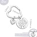 7RVZM Funny Squirrel Gifts - Squirrel Charm Jewelry Christmas Birthday Gift For Animal Lover Keychain - Inspirational Gifts For Pet Jewelry For BFF Coworker Zookeeper Coworker Keychain