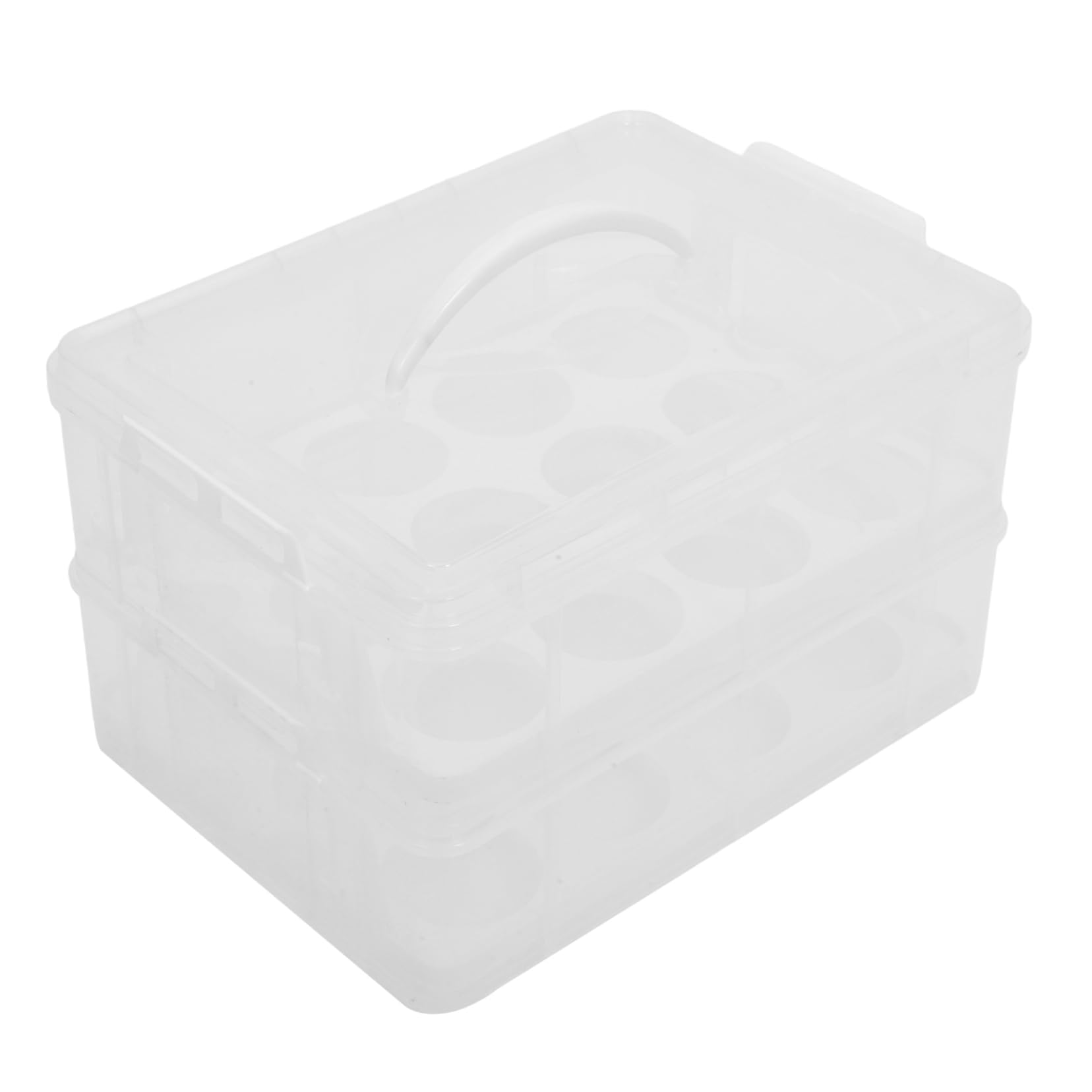 Zerodeko Clear Cake Carrier Handle Reusable Dessert Box for Transporting Cakes and Pastries Elegant Two Design for Events and Special Occasions Stylish Storage